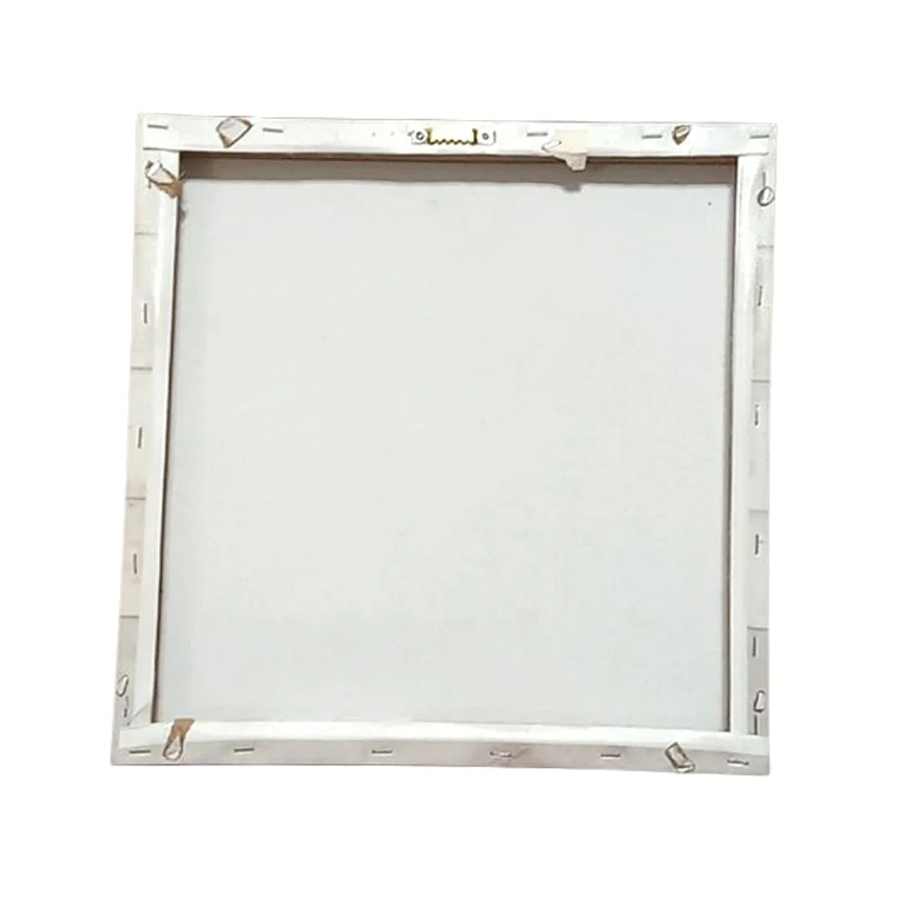 Canvas Wall Hanging Love The Little Things Floral Vases Wood Look